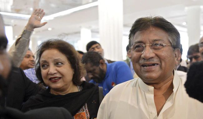 musharraf and his wife