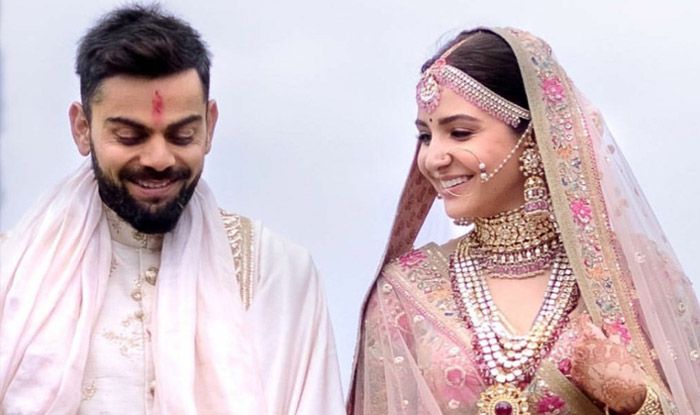 Anushka Sharma and Virat Kohli marriage photo
