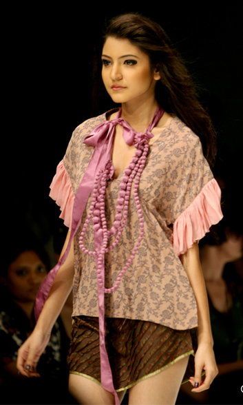 Anushka Sharma at Lakme fashion week
