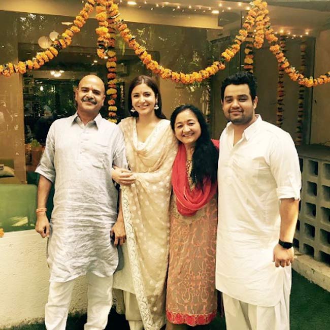 Karnesh Sharma with his family