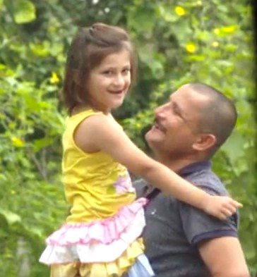 Nirmal Singh with his daughter
