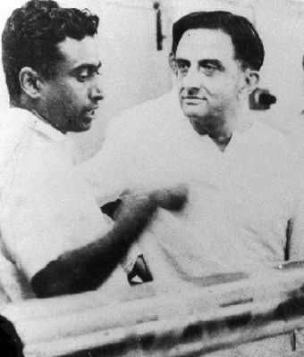 APJ Abdul Kalam (Left) with Vikram Sarabhai (Right)