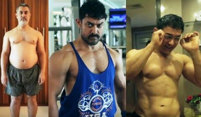 Aamir Khan Weight Transformation