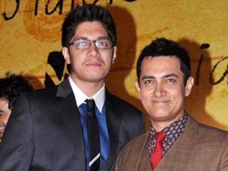 Aamir Khan With His Elder Son, Junaid Khan