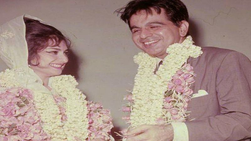 Dilip Kumar and Saira Banu's marriage photo