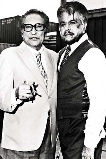 Dilip Kumar with Ashok Kumar
