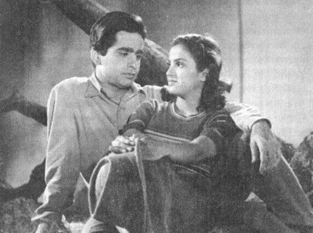 Dilip Kumar with his ex girlfriend Kamini Kaushal