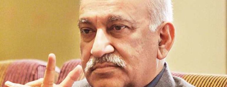 M J Akbar photo