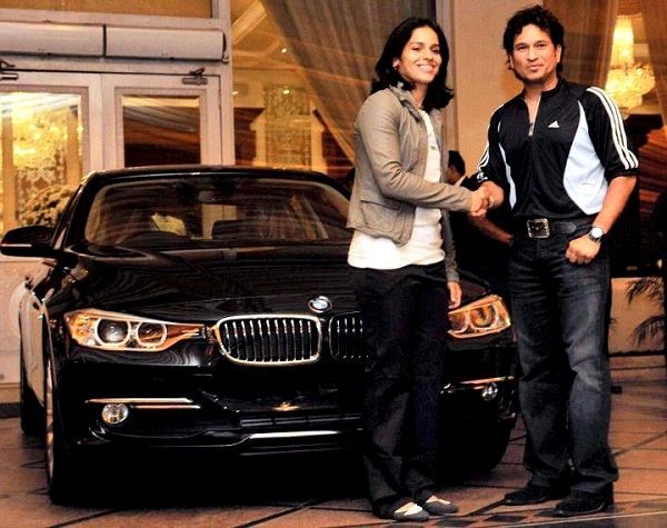 Sachin Tendulkar gifted BMW to Saina Nehwal