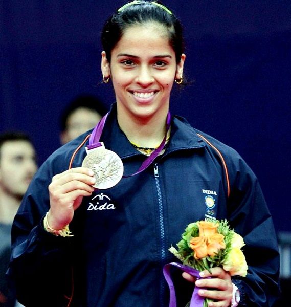 Saina Nehwal won the bronze medal at 2012 London Olympics in Women's Singles