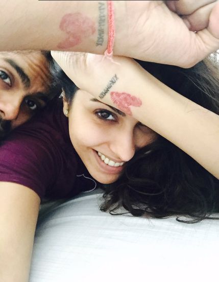 Anusha Mani's and her husband's tattoo