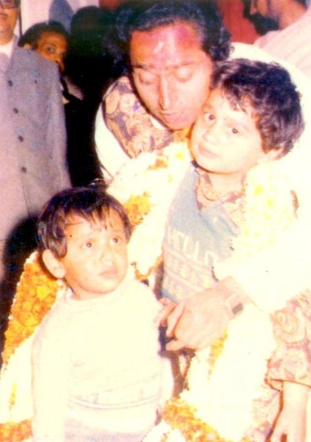 Kamal Nath with his sons