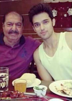 Parth Samthaan with his father