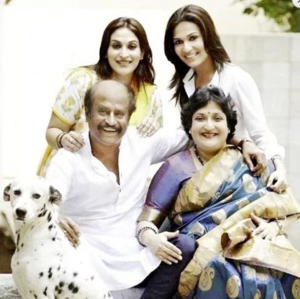 Rajinikanth with his family
