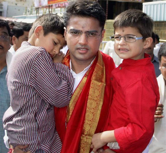 Sachin Pilot with his sons