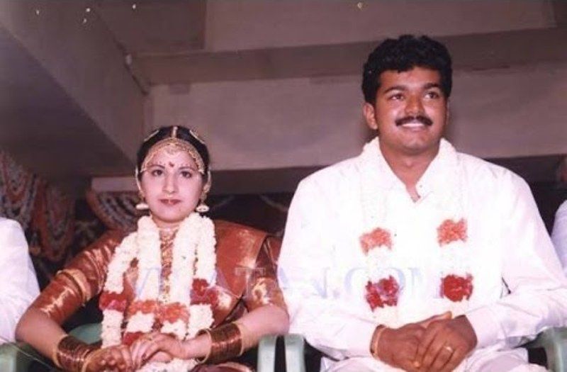 Vijay with his wife