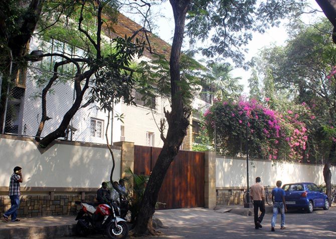Dharmendra's residence in Mumbai