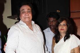 Kader Khan with his wife