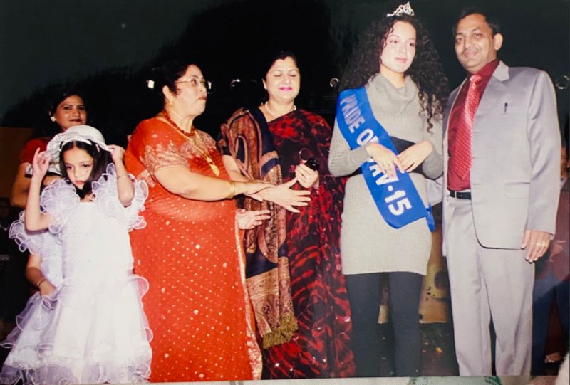 Kangana Ranaut crowned as Pride of DAV in 2006