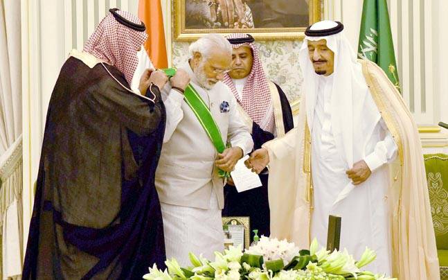 Modi conferred highest civilian award in Saudi Arabia