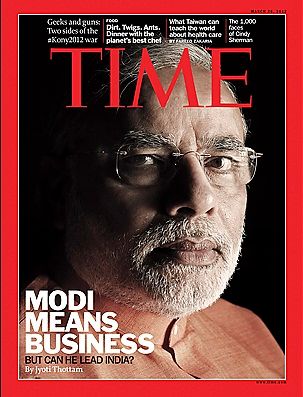 Modi on Time mazagine cover