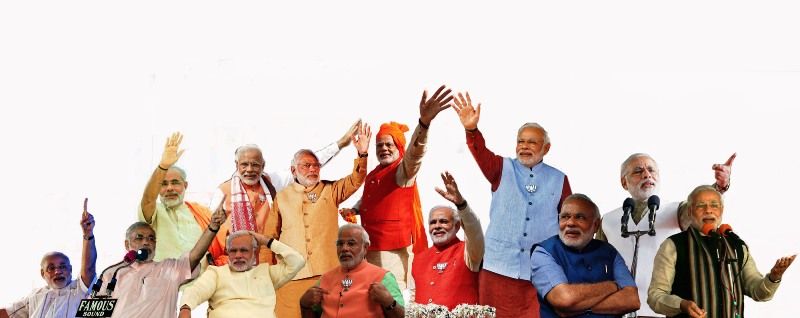 Narendra Modi in different attires