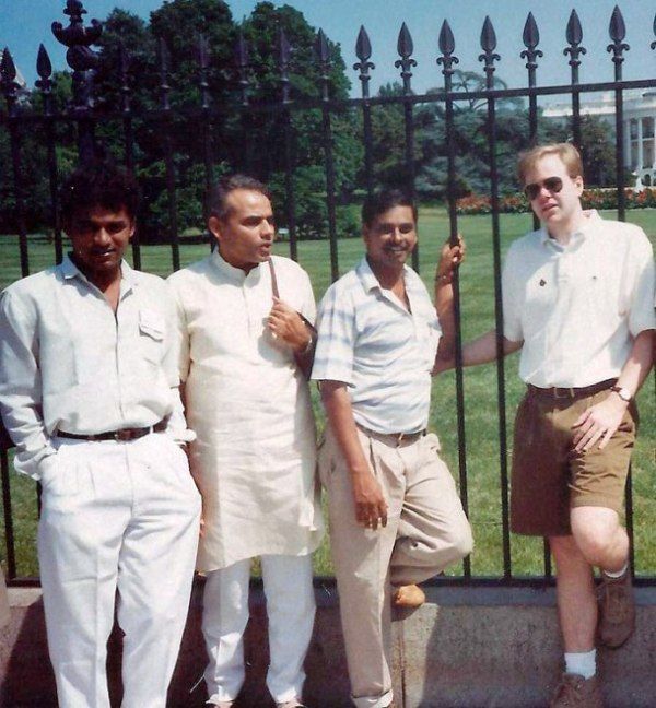 Narendra Modi outside White House