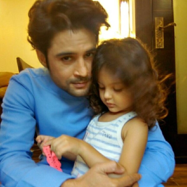 Rajeev with his daughter