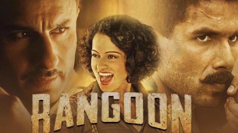 Poster of the film 'Rangoon'
