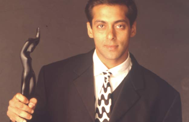 Salman Khan With Filmfare Award