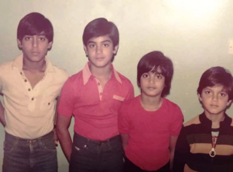 Salman Khan's Childhood photo with his siblings