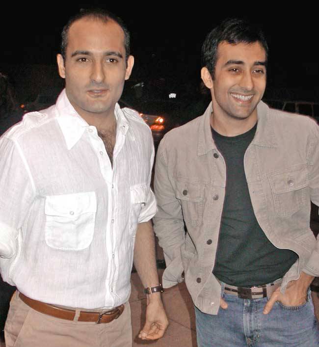 Akshaye Khanna With his Brother, Rahul Khanna