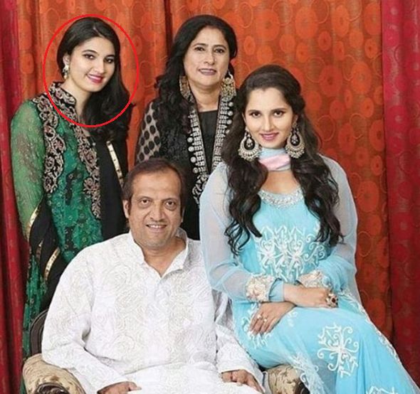 Anam Mirza With Her Family