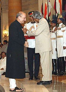 Anupam Kher Receiving Padma Shri Award