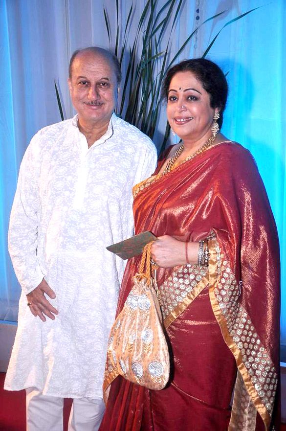 Anupam Kher With His Wife Kirron Kher