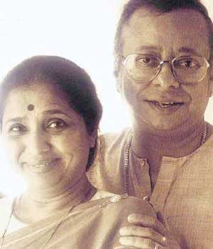 Asha Bhosle with R.D. Burman