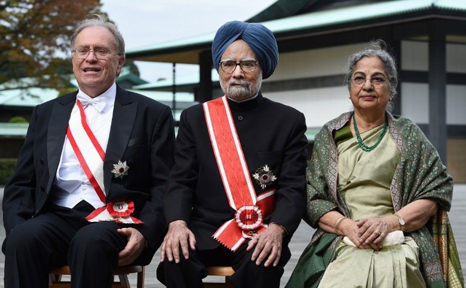 Dr Singh Awarded With The Grand Cordon of the Order of the Paulownia Flowers, Japan