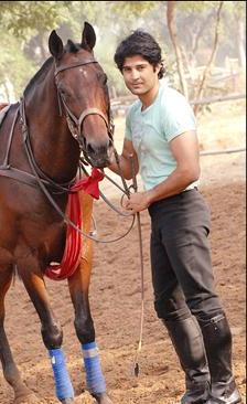 Rajeev Khanderwal horse riding
