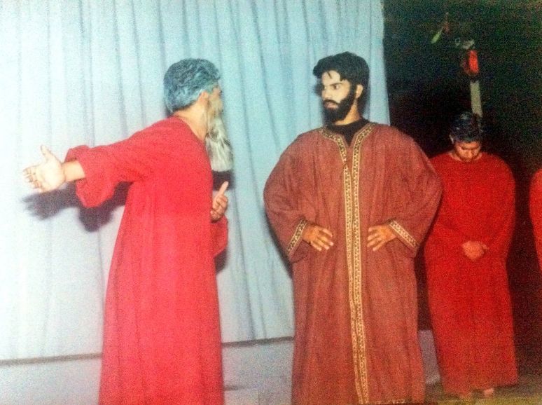 Rajkummar Rao, In His First Professional Play As King Oedipus During His College Days