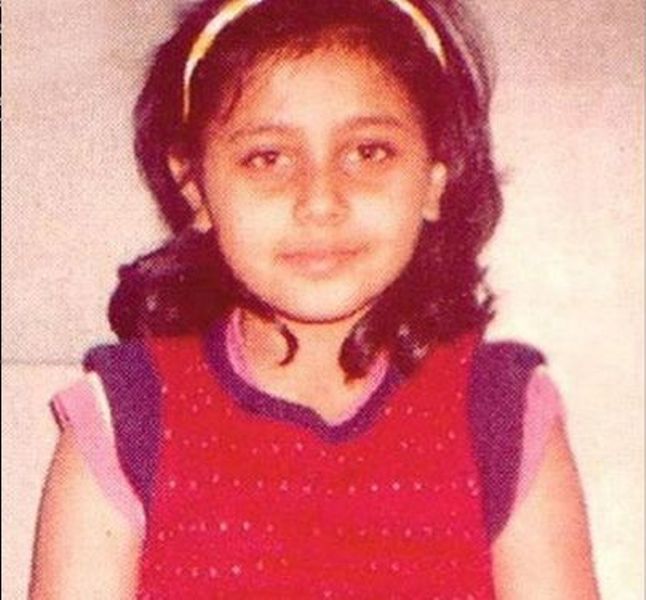 Rani Mukerji in her childhood