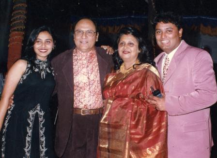 Rani Mukerji with her family