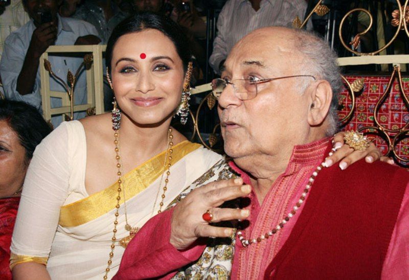 Rani Mukherji with her father