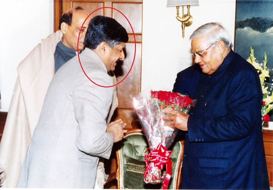 Ravi Shankar Prasad With Atal Bihari Vajpayee