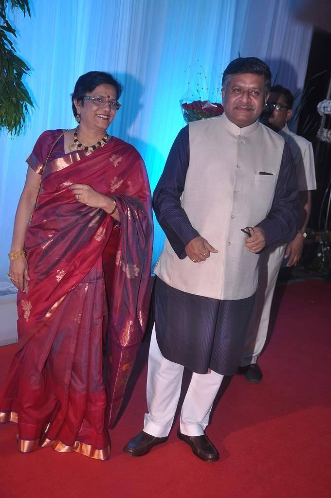Ravi Shankar With His Wife