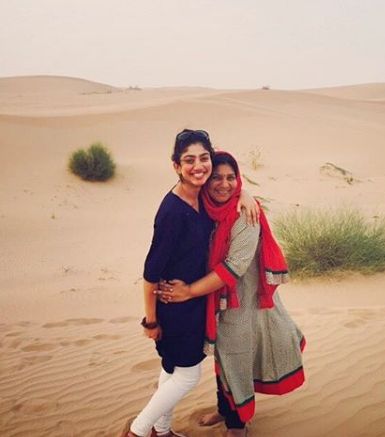 Sai Pallavi With Her Mother