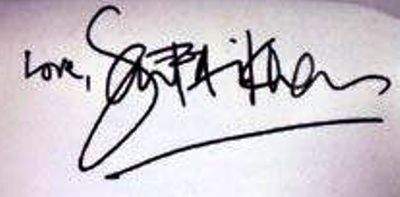 Saif Ali Khan's signature