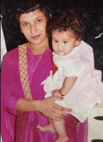 Shehnaz Kaur Gill in her childhood