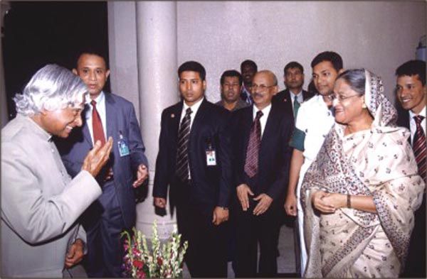 Sheikh Hasina with Dr APJ Abdul Kalam