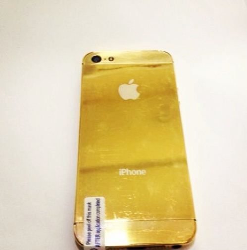 Vicky Jain Gold iPhone