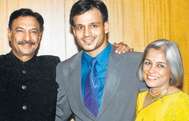 Vivek Oberoi with his parents